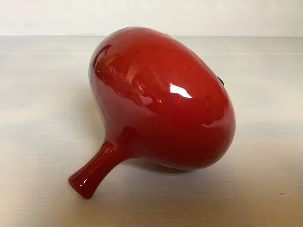 Illustration numéro 5 du produit Petit vase rouge style Ruelland