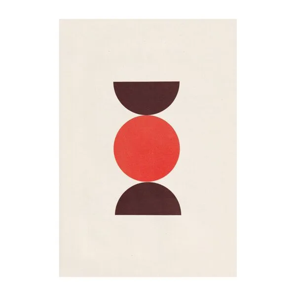 Illustration numéro 5 du produit Collage abstrait sur papier encadrée signée eawy