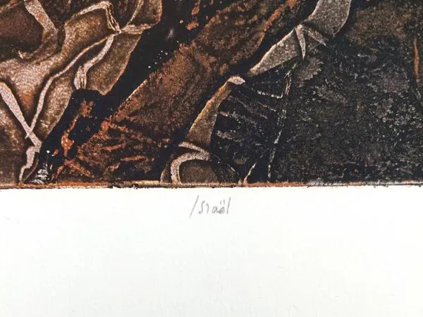 Illustration numéro 5 du produit Lithographie de ''Israel'' de Joelle SERVE, signée