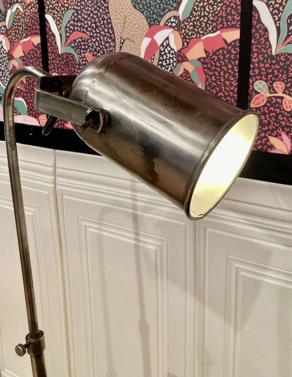 Illustration numéro 5 du produit Grande lampe métal modulable industrielle 1960.