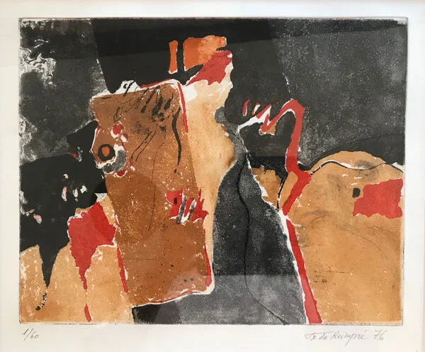 Illustration numéro 5 du produit Gravure aquatinte,1976,de Thibaut de RÉIMPRÉ ( 1949-2023).