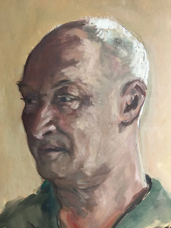 Illustration numéro 5 du produit Tableau huile HSP portrait de Besset signé daté XXème