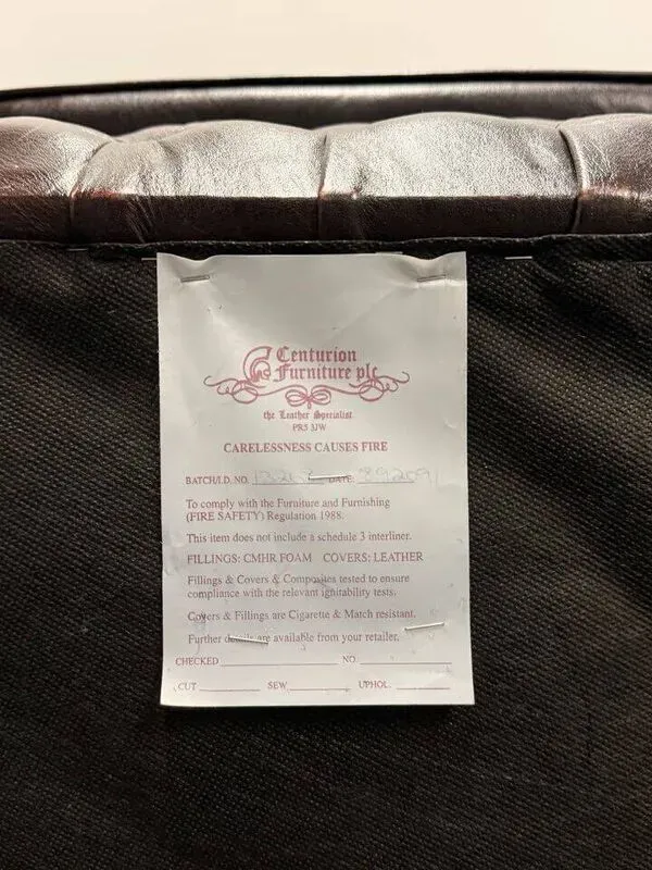 Illustration numéro 5 du produit Fauteuil club Chesterfield Centurion d'origine