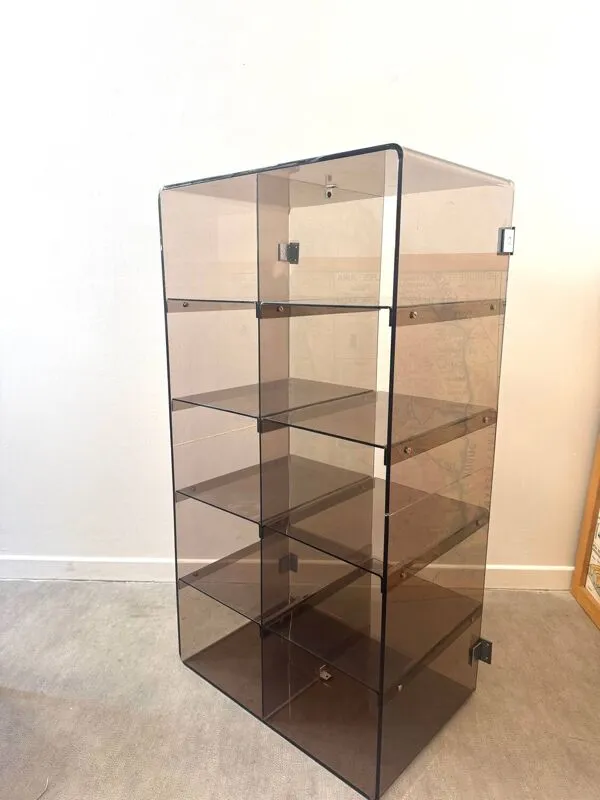 Illustration numéro 5 du produit Bibliothèque en plexiglas fumé Michel Dumas