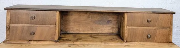 Illustration numéro 5 du produit Caisson de bureau à tiroirs en bois patiné