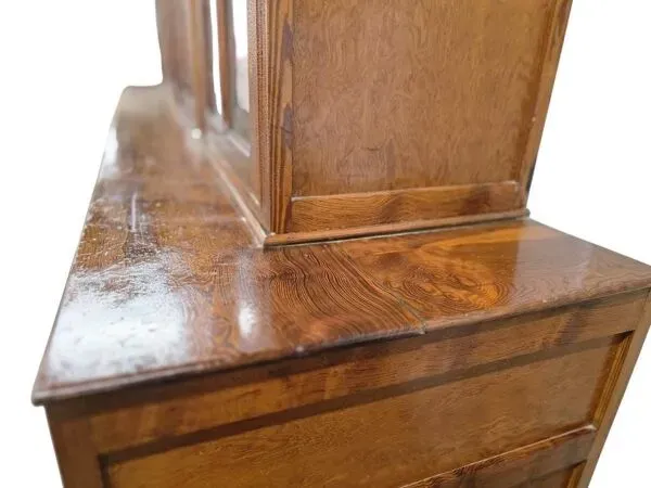 Illustration numéro 5 du produit Vitrine industrielle vintage XL haute / armoire de laboratoire / armoire