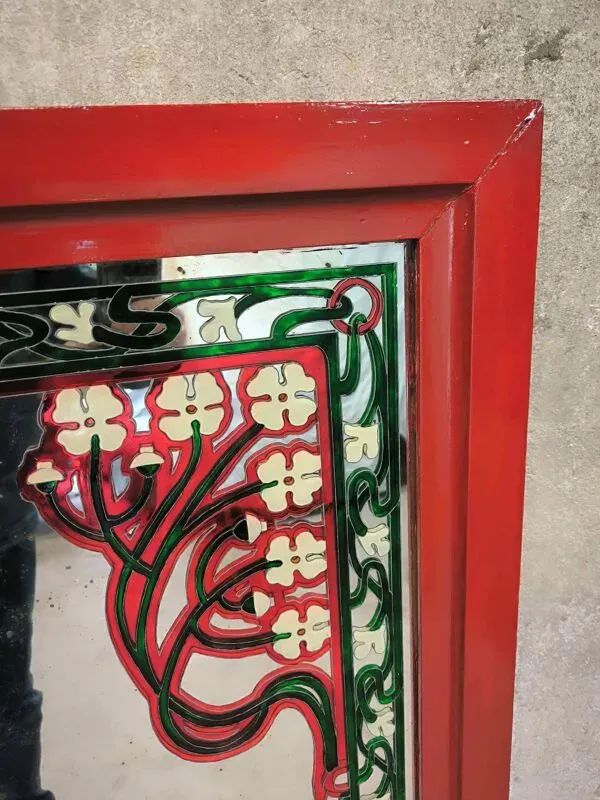 Illustration numéro 5 du produit Grand miroir de style art nouveau