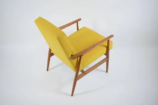 Illustration numéro 5 du produit Fauteuil, années 70, couleur jaune
