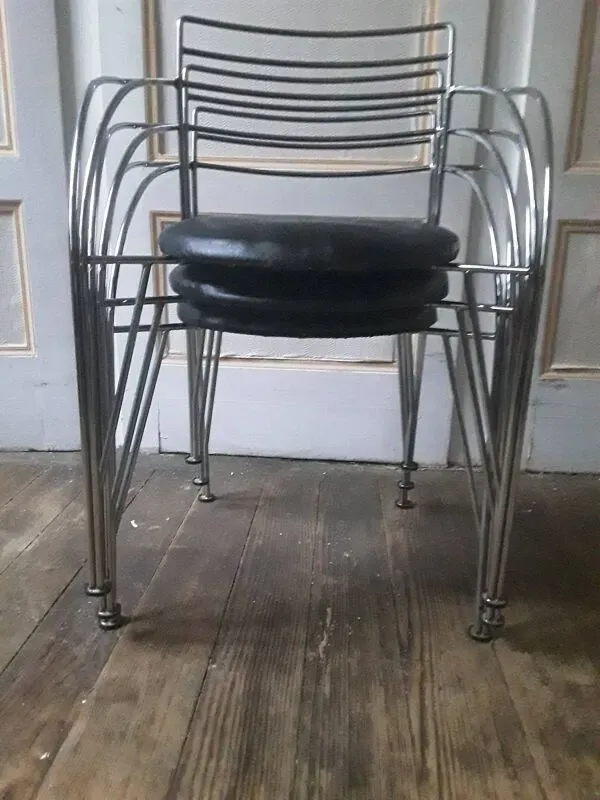 Illustration numéro 5 du produit 3 fauteuils Lune d'Argent