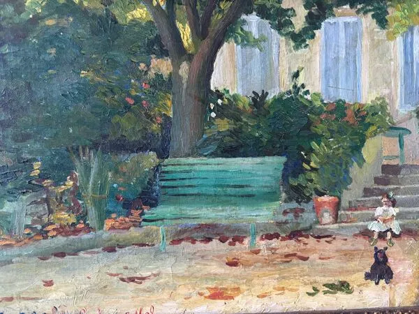 Illustration numéro 5 du produit Scène de jeu datée 1909