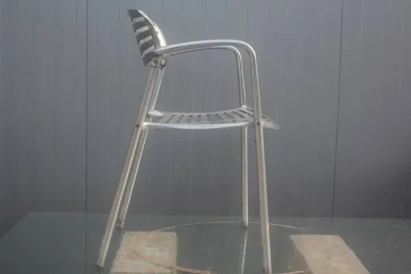 Illustration numéro 5 du produit Fauteuil Toledo aluminium Jorge Pensi pour Amat 1988