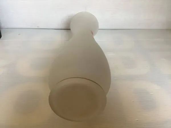 Illustration numéro 5 du produit Grand vase verre dépoli fleurs