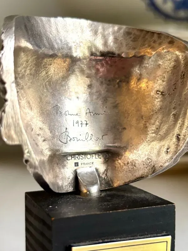 Illustration numéro 5 du produit Sculpture en métal argenté signée Igor Mitoraj pour Christofle, 1977