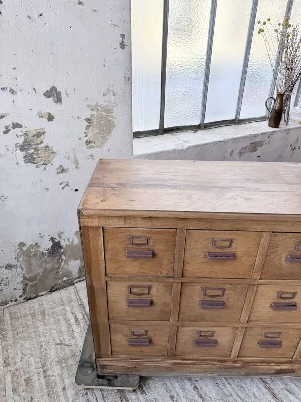 Illustration numéro 5 du produit Meuble de métier XL en chêne massif 270cm