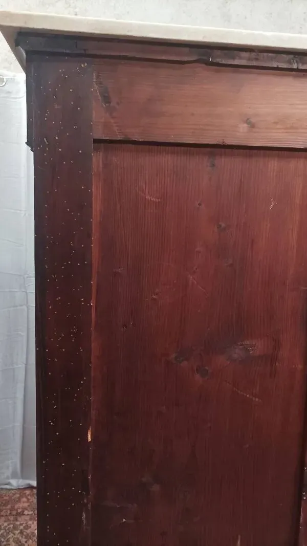 Illustration numéro 5 du produit Grand meuble de métier 8 tiroirs en acajou époque Napoléon III