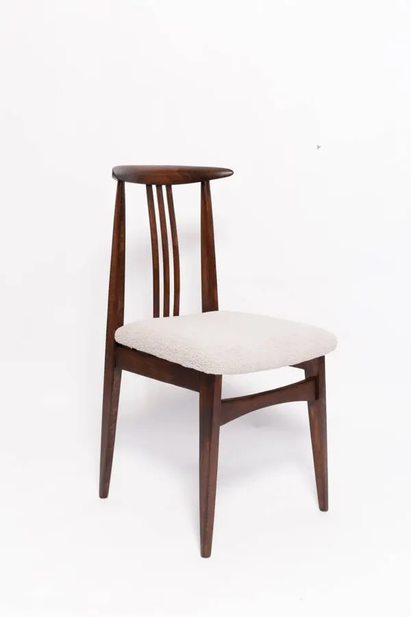 Illustration numéro 5 du produit Chaise Mid-Century en Bouclé et Hêtre par M. Zielinski, Europe, 1960s