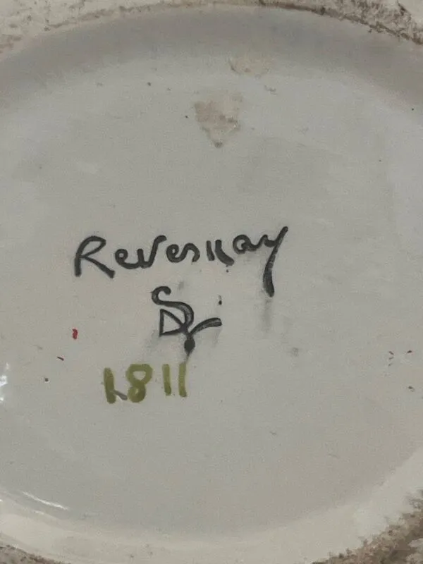 Illustration numéro 5 du produit REVERNAY. Vase sculpture barbotine 1970’s h 25cm