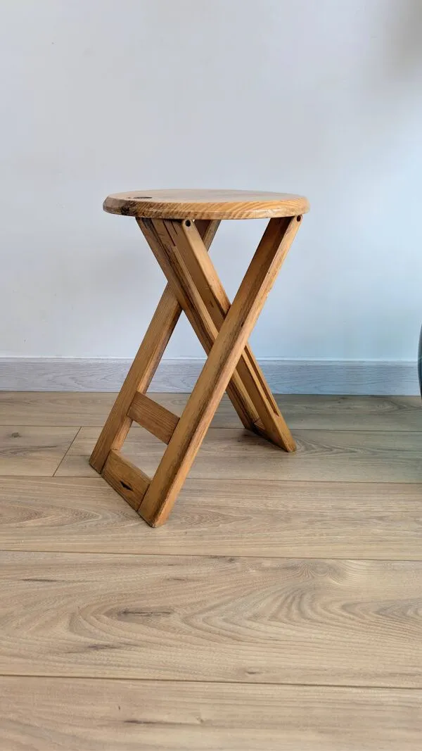 Illustration numéro 5 du produit Tabouret pliant TS attribué à Roger Tallon – design français années 70