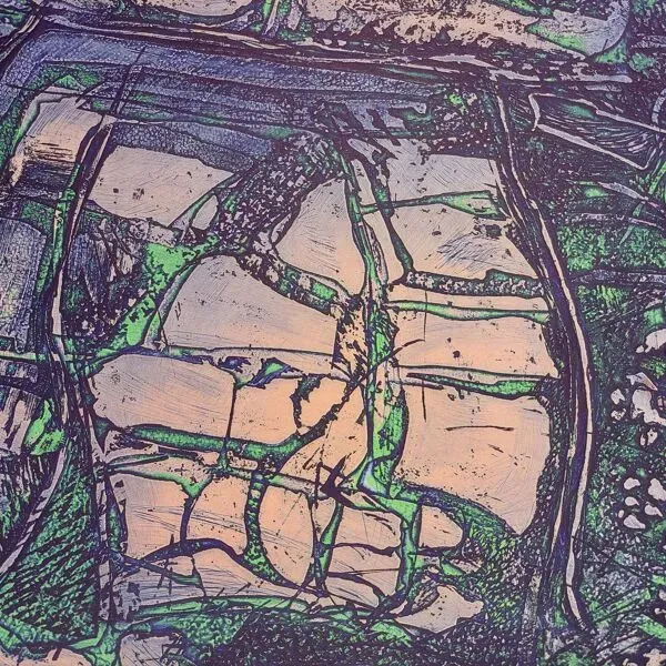 Illustration numéro 5 du produit Lithographie de Joelle SERVE ''Amalgame''signée