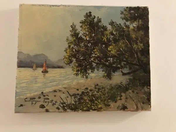 Illustration numéro 5 du produit Peinture Huile sur toile- Marine par Claude Roger Puget (1911-2002)