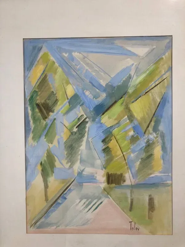 Illustration numéro 5 du produit Œuvre abstraite signée Tolev