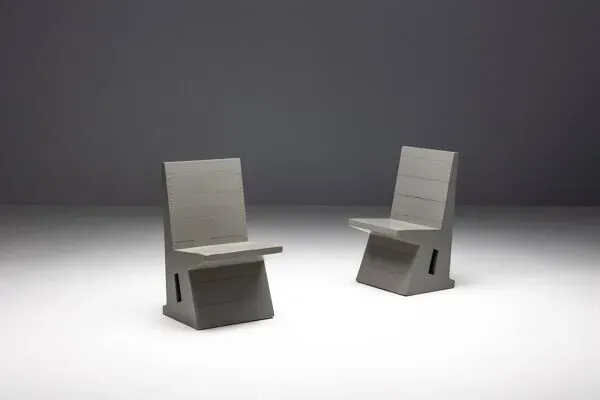 Illustration numéro 5 du produit Chaises de salle à manger par Dom Hans van der Laan, Pays-Bas, 1960