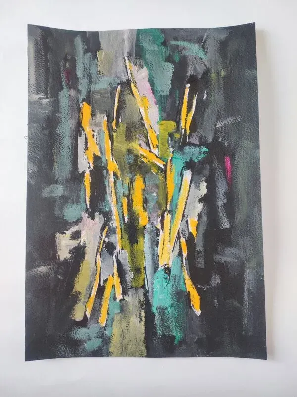 Illustration numéro 5 du produit Peinture abstraite acrylique