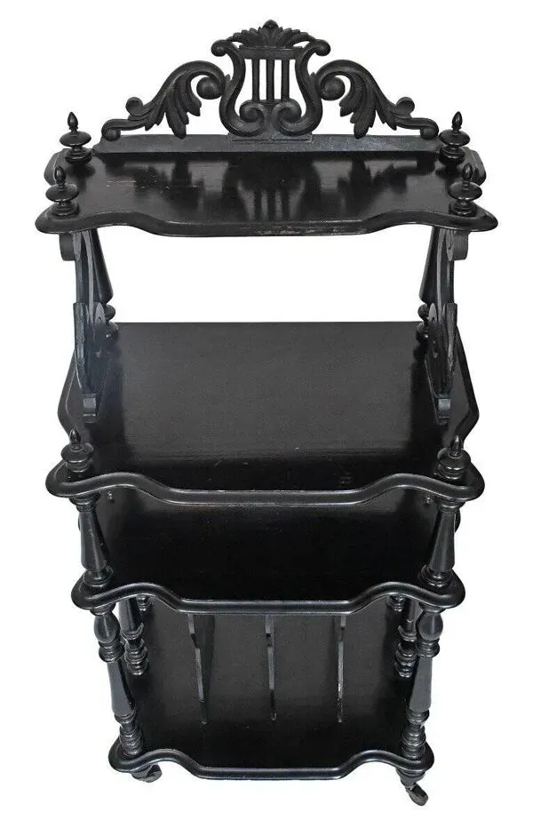 Illustration numéro 5 du produit Meuble à musique ou meuble à partitions style Napoléon III