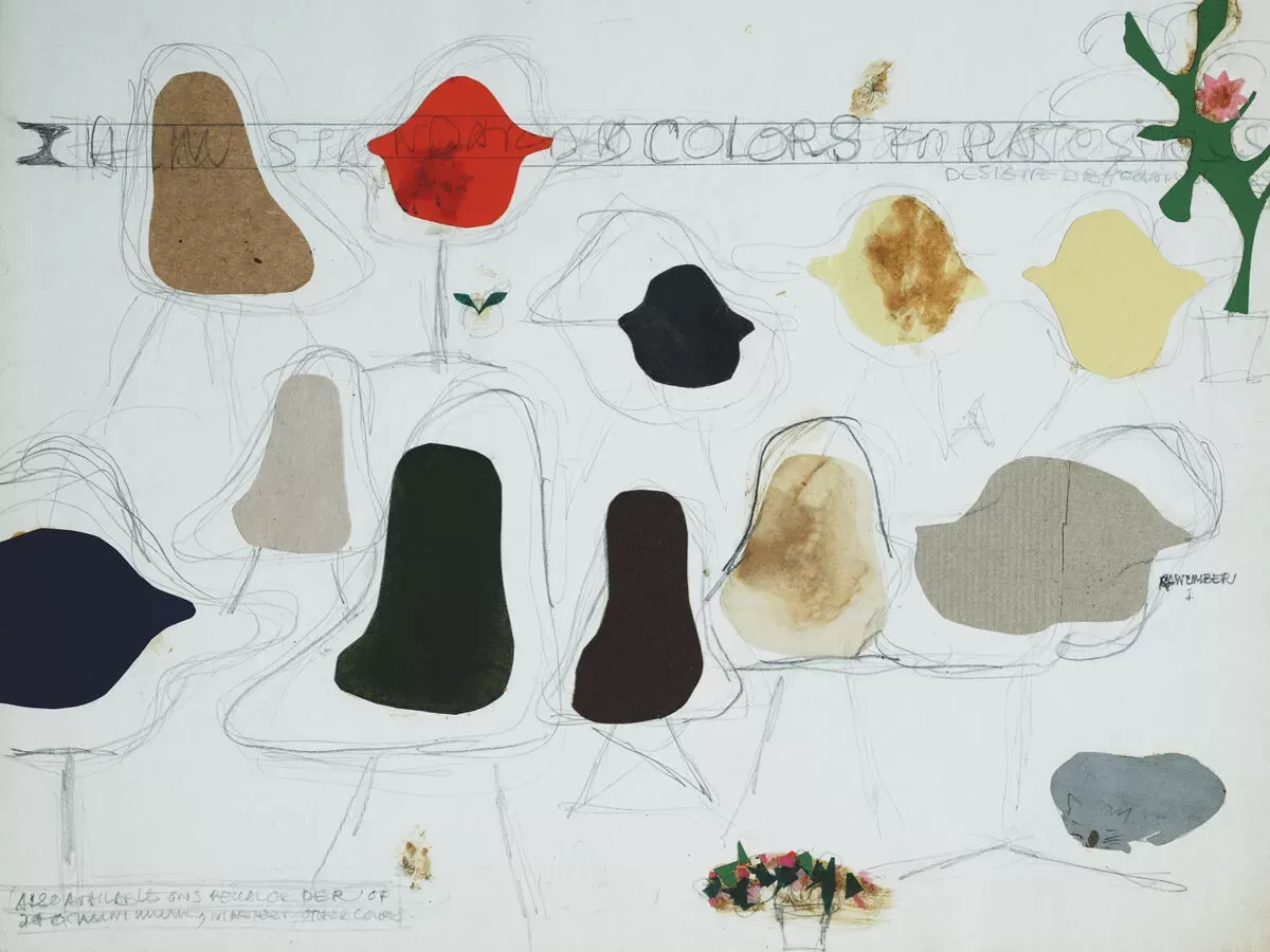 Illustration numéro 5 du produit Chaise ''Plastic Chair'' de Charles et Ray Eames