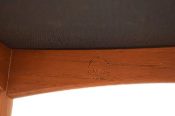 Illustration numéro 5 du produit Chaises de salle à manger Eva par Niels Koefoed pour Koefoed Hornslet, années 1960, ensemble de 4