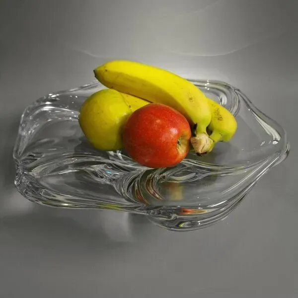 Illustration numéro 5 du produit Grande Coupe Vintage • Cristal • Ateliers de Vannes-le-Châtel • 1970