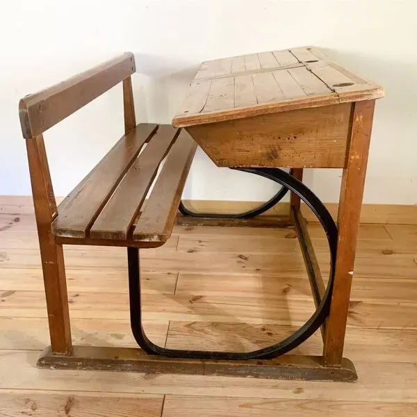 Illustration numéro 5 du produit Double bureau d’écolier Marcel Roy