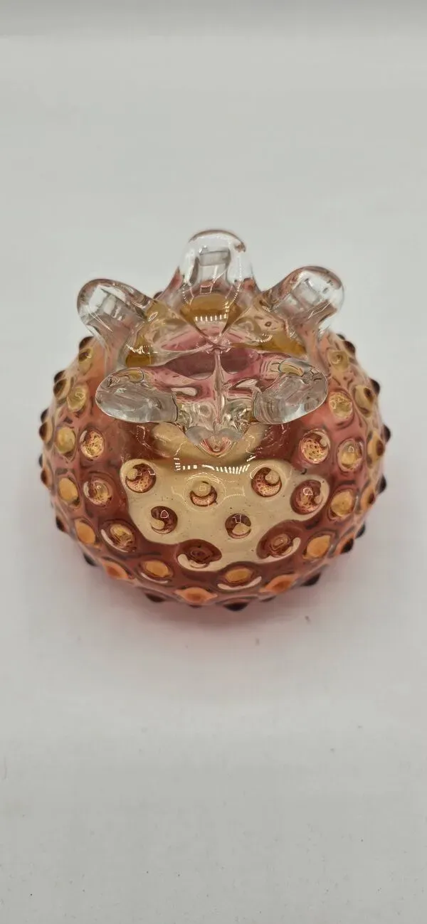 Illustration numéro 5 du produit Coupe, vide poche  en verre moulé à décor bullé, Tchécoslovaquie, milieu XXème s.