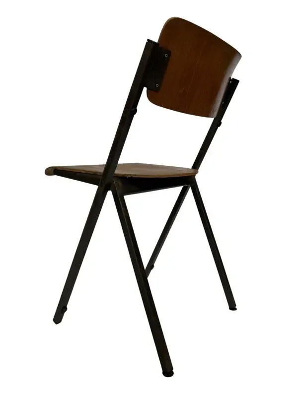 Illustration numéro 5 du produit Ensemble De Quatre Chaises Compass 1960 Chaises D'école Design Néerlandais