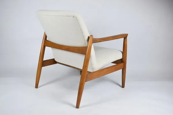 Illustration numéro 5 du produit Fauteuil modèle GFM-64, conçu par E.Homa, années 1960, crème