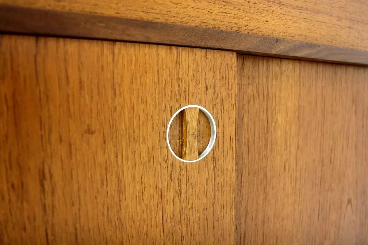 Illustration numéro 5 du produit Secrétaire scandinave en teck, ''Fiesta'', Bräntorps Industrier, Nybro, Suède, 1960