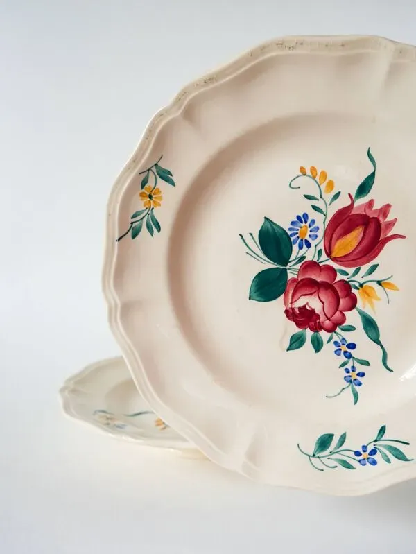 Illustration numéro 5 du produit Paire de compotiers Digoin Sarreguemines modèle ''Yann'', 1940