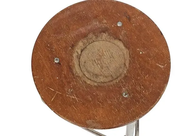Illustration numéro 5 du produit Ahrend De Cirkel - Industriel - Tabouret - Bois - Métal - Années 60