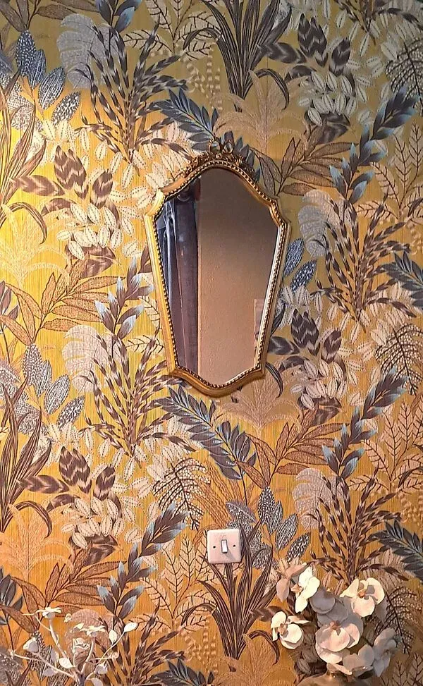 Illustration numéro 5 du produit Miroir Doré XX France Décoration vintage Cadre bois dorure classique