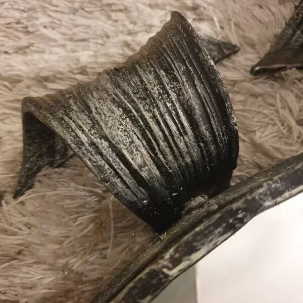 Illustration numéro 5 du produit Miroir brutaliste en fer forgé Espagne 1950