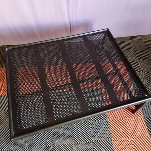 Illustration numéro 5 du produit Table basse indus métal grand modèle