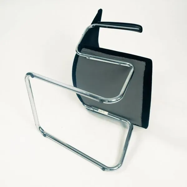 Illustration numéro 5 du produit Fauteuil Gispen de Wit, design industriel néerlandais, années 1970