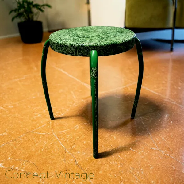 Illustration numéro 5 du produit Tabouret Vintage IKEA ''FÖRBY'' – Design Maria Vinka