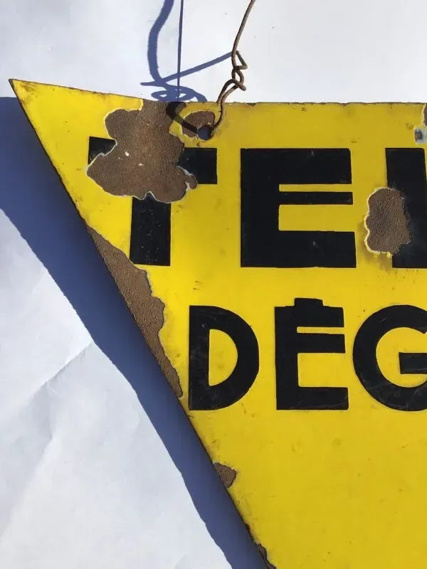 Illustration numéro 5 du produit Plaque émaillée teinture dégraissage double face