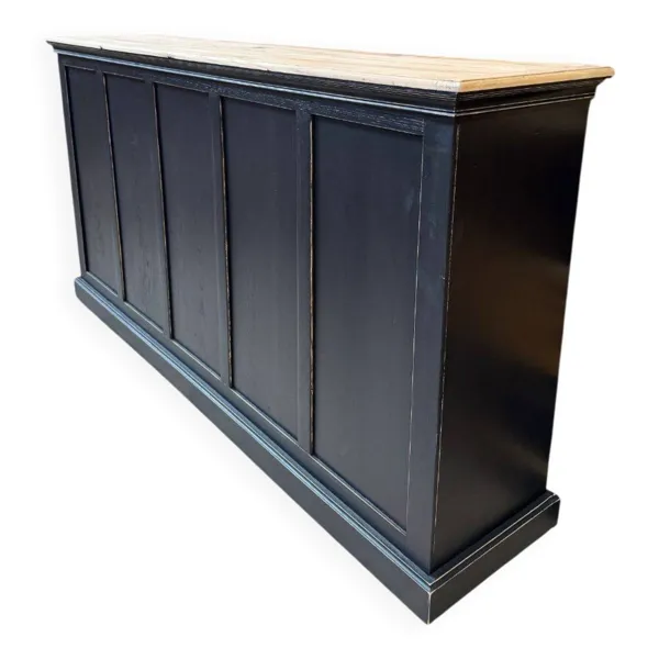 Illustration numéro 5 du produit Ancien meuble de métier, comptoir, années 1950, rénové