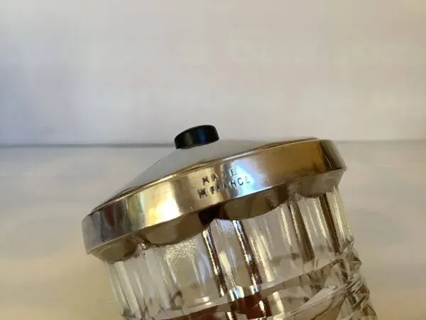 Illustration numéro 5 du produit Sucrier saupoudreuse métal argenté argit art déco