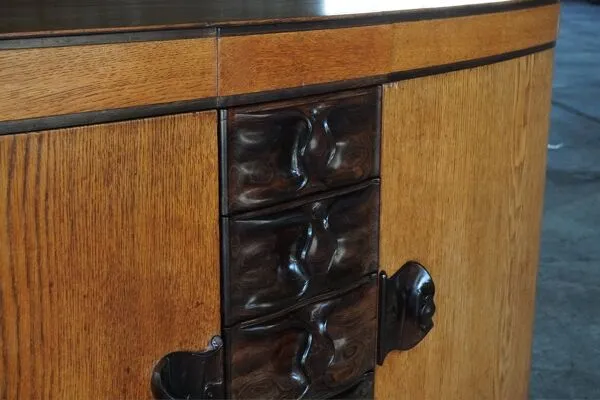 Illustration numéro 5 du produit Cabinet de l'École d'Amsterdam par Willem Rädecker, Pays-Bas, années 1920