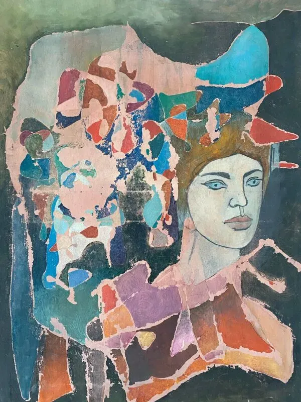 Illustration numéro 5 du produit Allégorie de l’arlequin des années 70