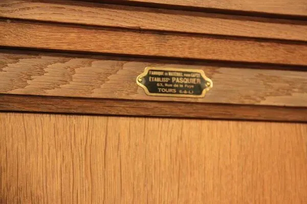 Illustration numéro 5 du produit Glacière meuble de métier  bar brasserie en chêne frigo