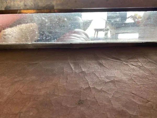 Illustration numéro 5 du produit Ancienne table de banque de France debut XXème meuble de metier table